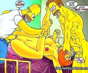 Simpsons vs Futurama hentai..