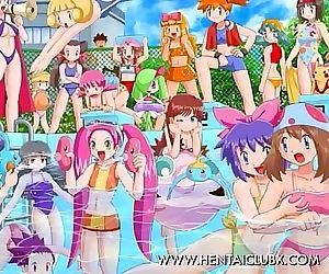 anime girls glum pokemon..